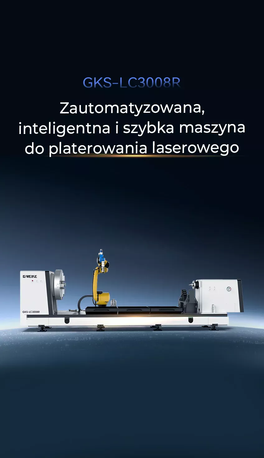 Zautomatyzowana, inteligentna i szybka maszyna do platerowania laserowego 