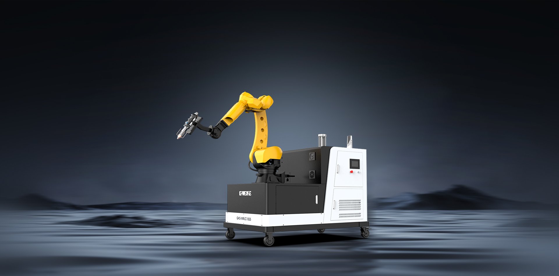 Mobilny sprzęt do platerowania laserowego